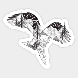 Bald Eagle Sticker